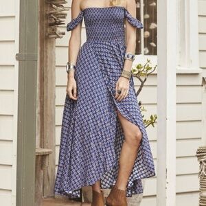 August the Label Boheme Goddess Day Dress in Princess Navy